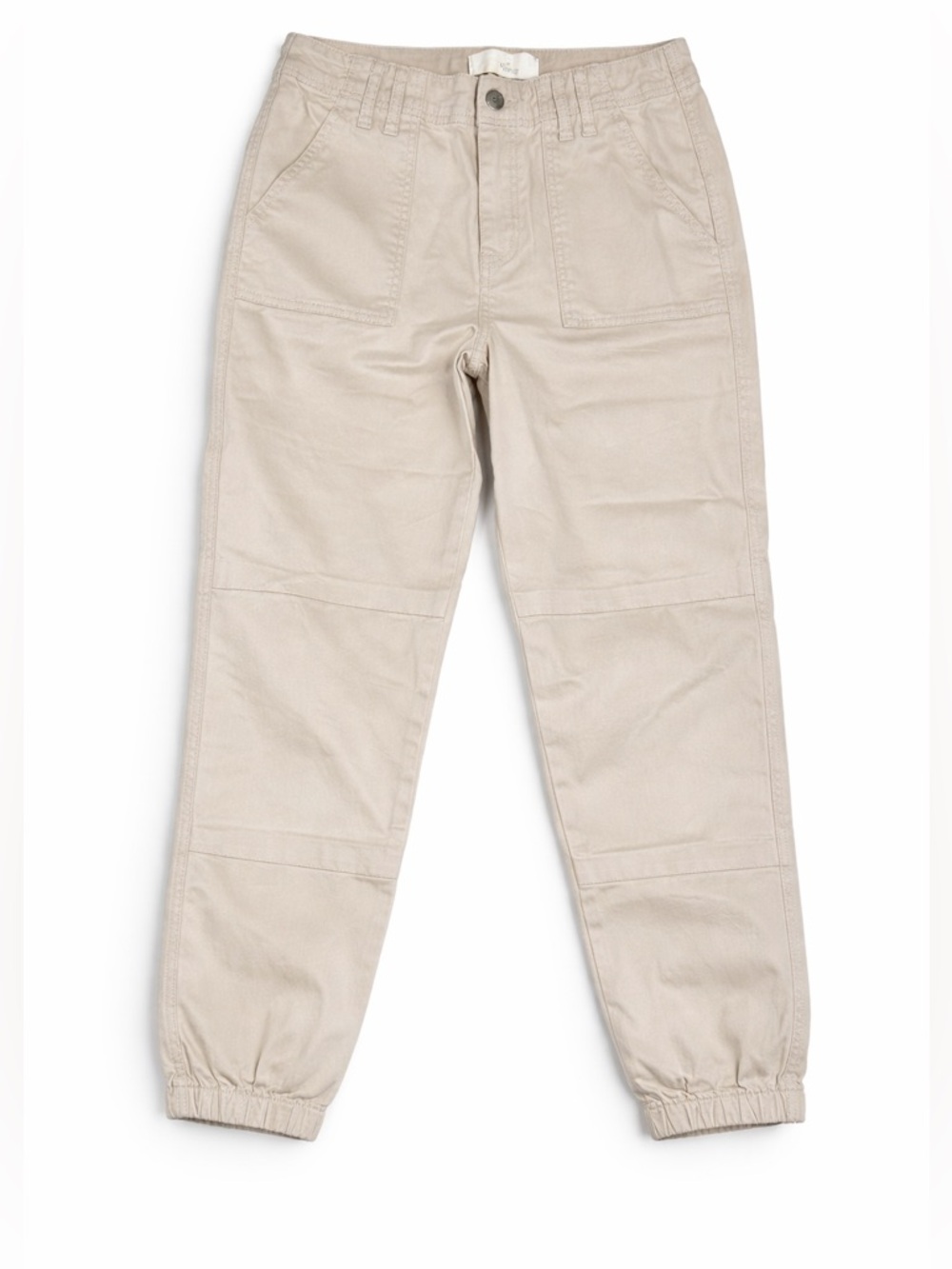 1822 Denim Utility Jogger Pants Light Khaki   Jean Size 4/27 NWT